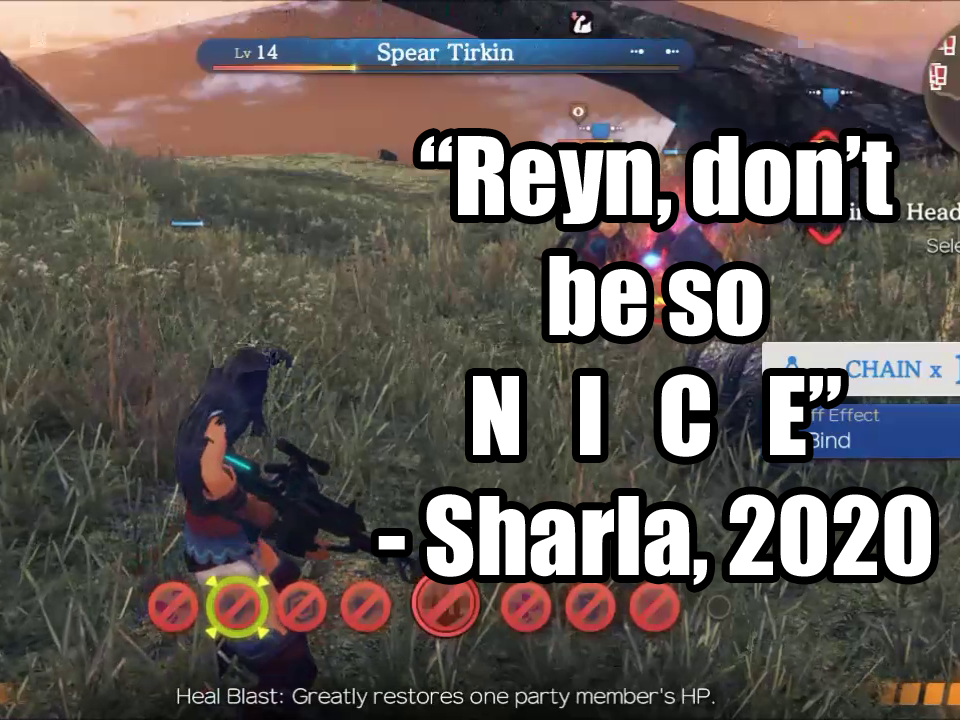 Reyn, don't be so NICE